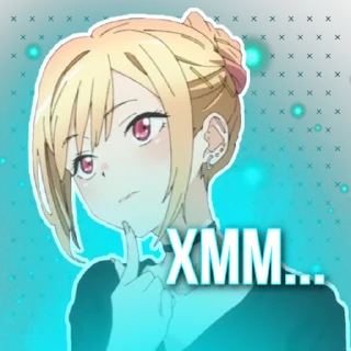 🤔 emoji Marin Kitagawa Telegram sticker 10 of 10