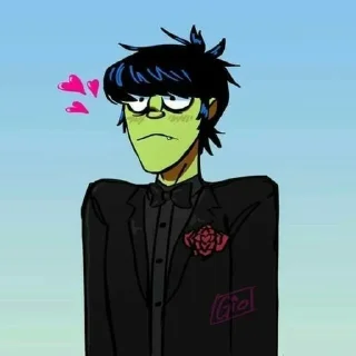 Sticker from Murdoc (Gorillaz)