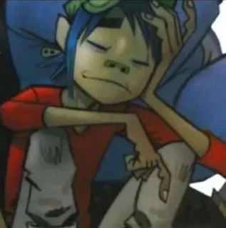😴 emoji 2-D (Gorillaz) Telegram sticker 11 of 120