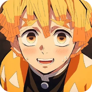 🌟 emoji zenitsu agatsuma~ Telegram sticker 8 of 17