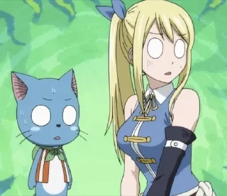 😳 emoji Fairy Tail love Telegram sticker 8 of 50