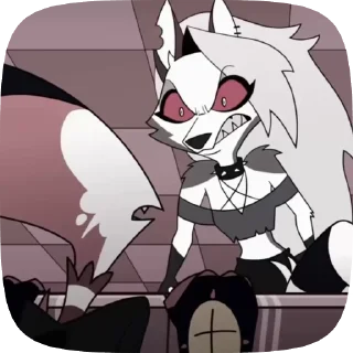 Sticker from БОЛЬШЕ ⇨ @CLOOBHUB ЛУНА АДСКИЙ БОСС LOONA HELLUVA