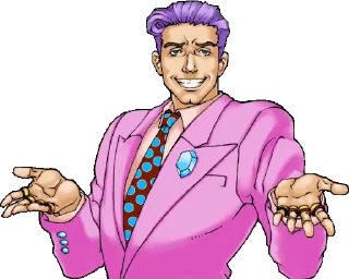 ❌ emoji Ace Attorney Badasses Telegram sticker 18 of 50