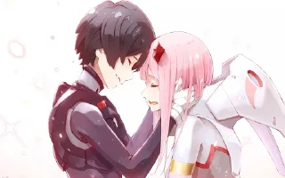 🥰 emoji Darling in the FranXX Telegram sticker 9 of 38