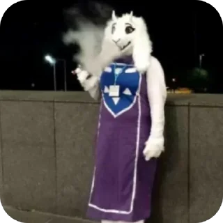 🐐 emoji 🔥Toriel Dreemurr🔥 @UndertaleDeltaruneStickersArts Telegram sticker 22 of 30