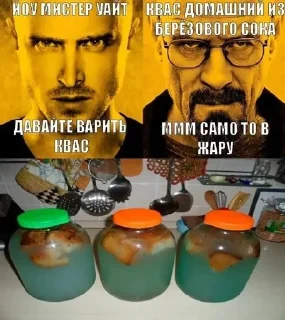 Sticker from Домашний квас из берёзового со