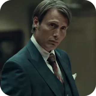 🧥 emoji Hannibal Lecter | Hannibal series @MacraniFilms Telegram sticker 20 of 41