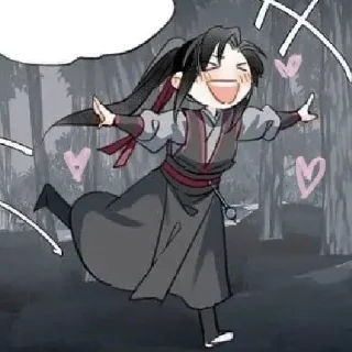 😄 emoji Вансяни курят травку Гусу Лань. •° @suicideeess Telegram sticker 20 of 120