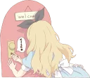 🔑 emoji Pom's Alice Darkness ENG :: @line_stickers Telegram sticker 7 of 80
