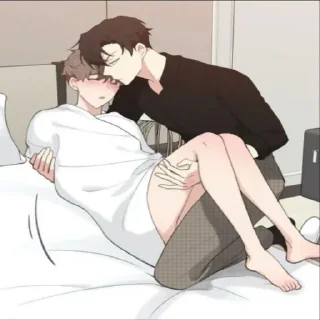 👨‍❤️‍💋‍👨 emoji Яой🤩 Telegram sticker 17 of 61