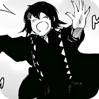 ✋ emoji Токийский гуль Telegram sticker 9 of 11