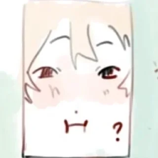 🤨 emoji 𐑺 𝑹𝒖𝒊𝑲𝒂𝒔𝒂 ｡ ✩ @pearl_s0 Telegram sticker 14 of 120