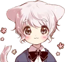 ☺️ emoji Cute cat ear boy :: @line_stickers Telegram sticker 2 of 40