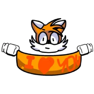 🎌 emoji Tails and family @tails_love Telegram sticker 23 of 29