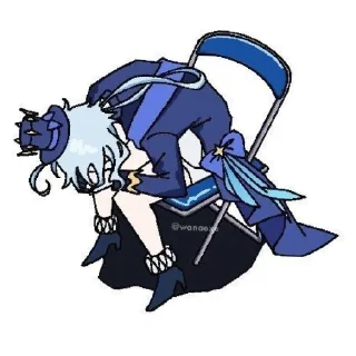 😭 emoji Фурина🌊💍🫂 Telegram sticker 18 of 45