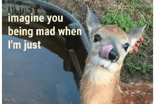 🤎 emoji my spirit animal 🦌 Telegram sticker 24 of 28