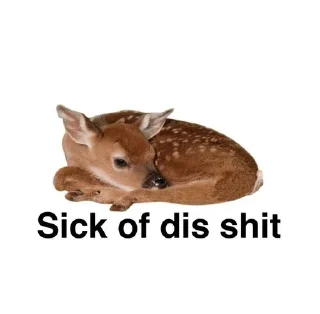 🤎 emoji my spirit animal 🦌 Telegram sticker 17 of 28
