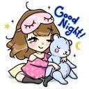😪 emoji Momoko Telegram sticker 16 of 35