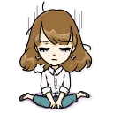 😫 emoji Momoko Telegram sticker 14 of 35