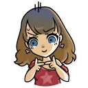 😰 emoji Momoko Telegram sticker 10 of 35