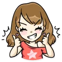 👍 emoji Momoko Telegram sticker 4 of 35