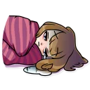 😢 emoji Momoko Telegram sticker 17 of 35