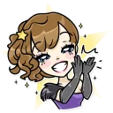 👏 emoji Momoko Telegram sticker 18 of 35