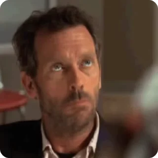 Sticker from Dr House  @kino_botyt @Stiker3_bot