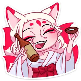 🍾 emoji Жрица Кумико (@TgSticker) Telegram sticker 9 of 48