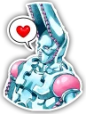 😘 emoji Funny Valentine Telegram sticker 24 of 29