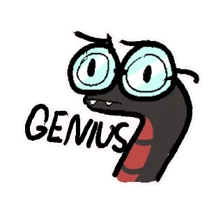 🤓 emoji Кроули Telegram sticker 21 of 43
