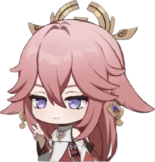 🌟 emoji Яэ мико Telegram sticker 8 of 120