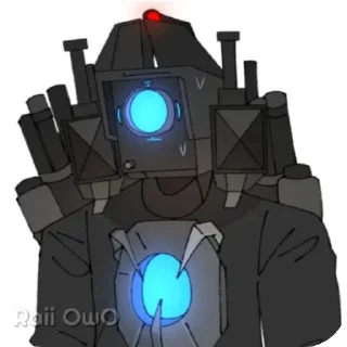 👍 emoji Титан камера мен Telegram sticker 11 of 105