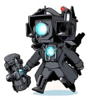 🏃 emoji Титан камера мен Telegram sticker 8 of 105