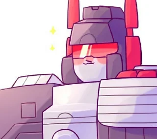 😺 emoji G1 Transformers Emotions Telegram sticker 13 of 21