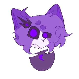 🤨 emoji 🖤_PaisXmilk_💜 Telegram sticker 6 of 11