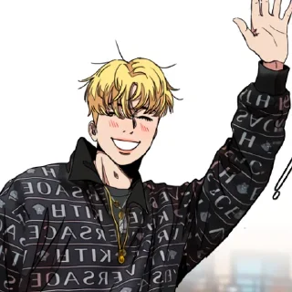 🖤 emoji owen // windbreaker. Telegram sticker 19 of 120