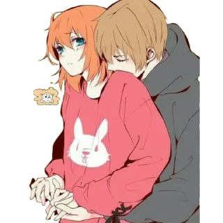 🤗 emoji Обнимашки~ @stikers_animeLove Telegram sticker 6 of 42