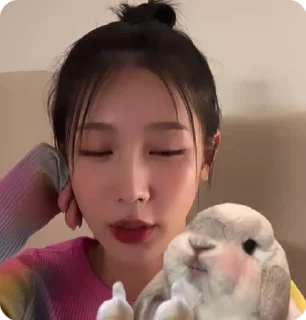 🐰 emoji miyeon | @crysta1tree Telegram sticker 8 of 31