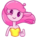 🌟 emoji Девочка Жвачка @TgSticker Telegram sticker 5 of 24