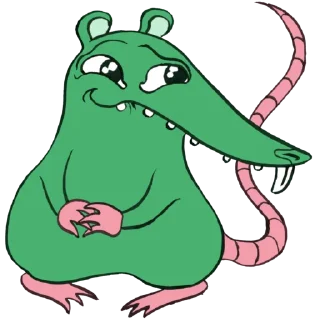 😊 emoji КРЫС ПЫХ by @pp3gnezda Telegram sticker 15 of 16