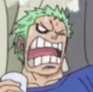 😠 emoji One piece Telegram sticker 7 of 92