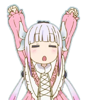 🥱 emoji Kanna @anime_sticks Telegram sticker 15 of 25