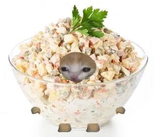 🥗 emoji коты и новый год🎄 Telegram sticker 7 of 30
