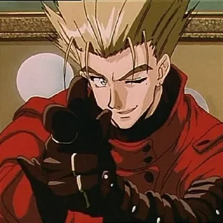 😘 emoji trigun Telegram sticker 14 of 17