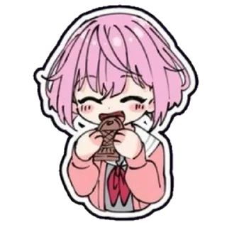😋 emoji (´∧ω∧｀*) милахи Telegram sticker 17 of 29