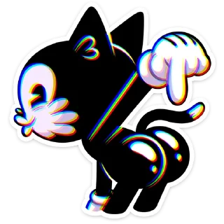 🍑 emoji Кот Джо :: @stickroom Telegram sticker 9 of 48
