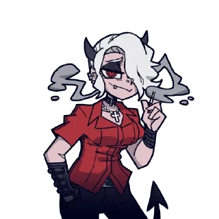 🚬 emoji Helltaker 🥞 Telegram sticker 13 of 79