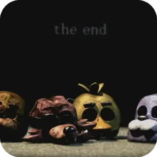 😞 emoji FNAF 3 • @Earth928B Telegram sticker 24 of 40