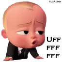 😒 emoji The Boss Baby By @UzAdmin Telegram sticker 3 of 64